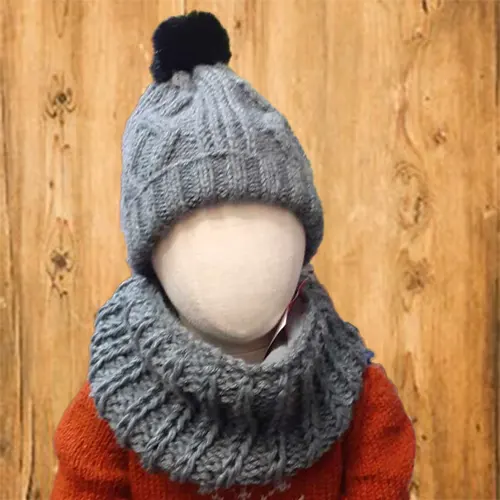 Bonnet enfant snood - Pic et Coud Buchy