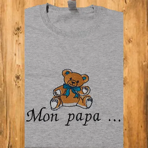 Broderie sur Tee-Shirt - Pic et Coud Buchy