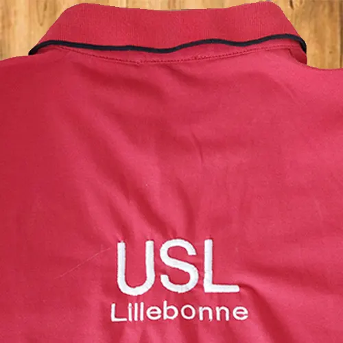 Broderie personnalisée club de sport dos - Pic et Coud Buchy