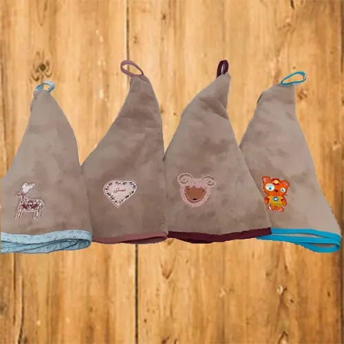 Essuie main brodé - Pic et Coud Buchy