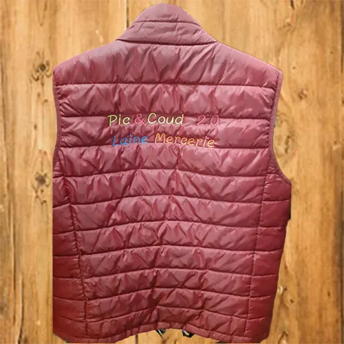 Doudoune brodé - Pic et Coud Buchy