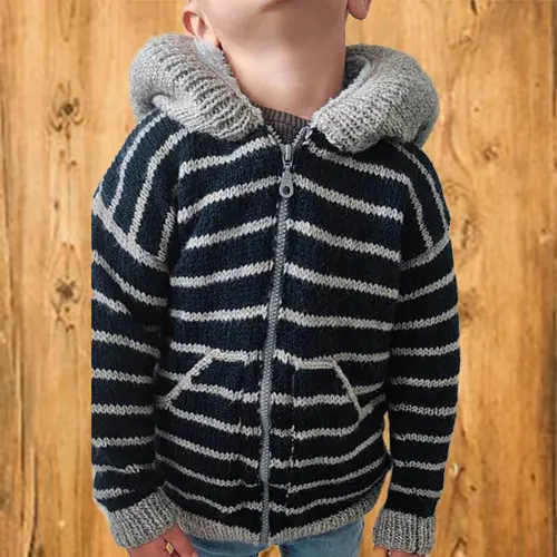 Gilet à capuche doublée, fermeture zip - Pic et Coud Buchy