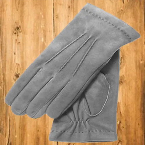 Gants pour homme en mouton suédé - Pic et Coud Buchy