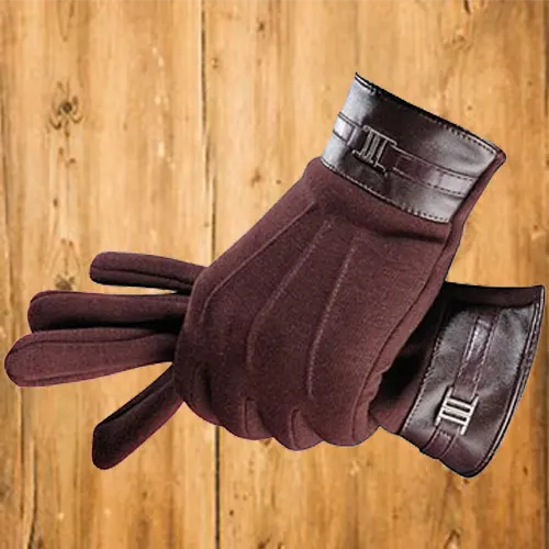 Gants pour homme en Laine australienne + Elastane - Pic et Coud Buchy